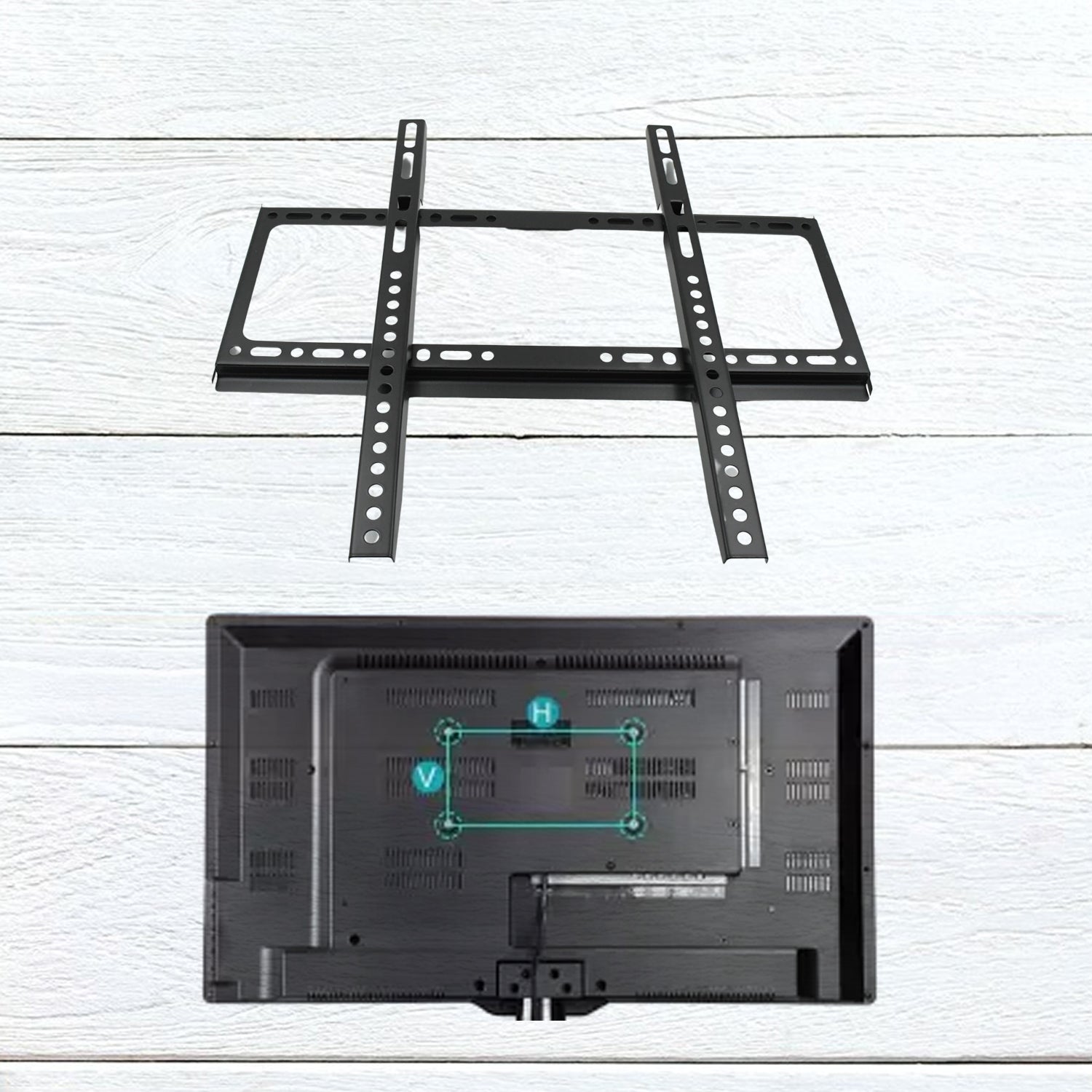 1549 TV Wall Bracket Mount Slim Monitor Stand for 26 x 63, LCD LED 3D plasma Flat TVs Full Motion Heavy-Duty Wall Bracket, Sturdy and Strong Flat Screen Design TV Wall Mount (46cmx20cm) 1549 TV Wall Bracket Mount Slim Monitor Stand for 26 x 63, LCD LED 3D plasma Flat TVs Full Motion Heavy-Duty Wall Bracket, Sturdy and Strong Flat Screen Design TV Wall Mount (46cmx20cm)